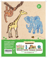 Toddlers First Colouring Book - An Endangered Animals Adventure by Honeysticks USA