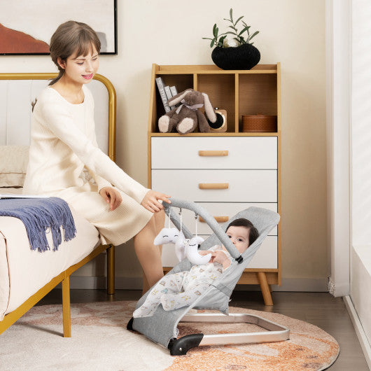 Foldable baby bouncer best sale seat