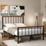 Full/Queen Bed Frame with Headboard and Footboard-Full Size