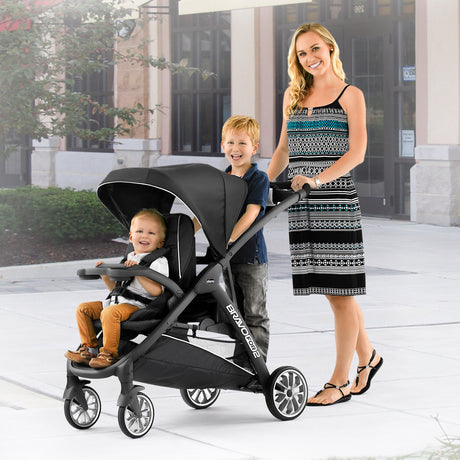 BravoFor2 LE Standing/Sitting Double Stroller - Crux by MamasUncut Store