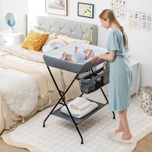 Foldable diaper changing sales table