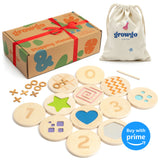 Stepping Stones Set 3 in 1 - Unique Patented Design, Inspired by Montessori