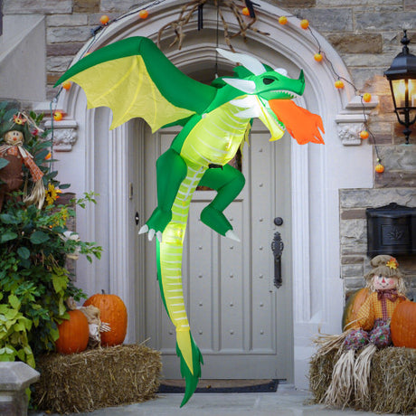 5 Feet Hanging Halloween Inflatable Dragon