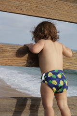 Blue Pineapples Nageuret Premium Reusable Swim Diaper, Adjustable 0-3 Years by Beau & Belle Littles
