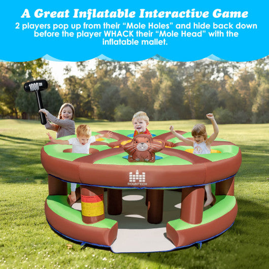 Inflatable Human Whack a Mole for Kids with 480W Blower for Yard