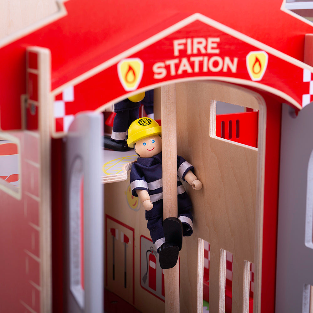 City Fire Station by Bigjigs Toys US