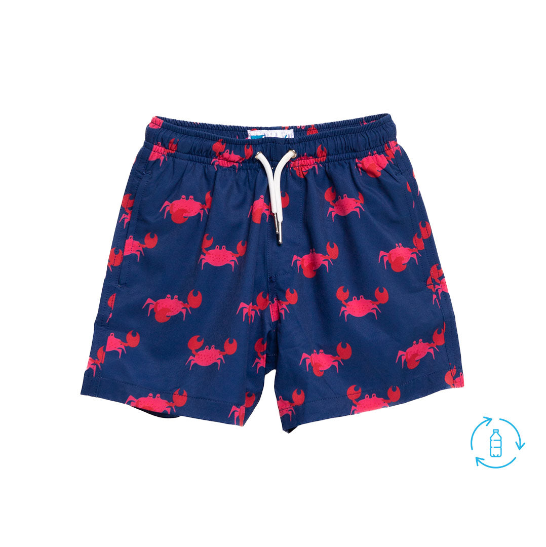 FISH PRINT SWIMMING TRUNKS - Chalk pink