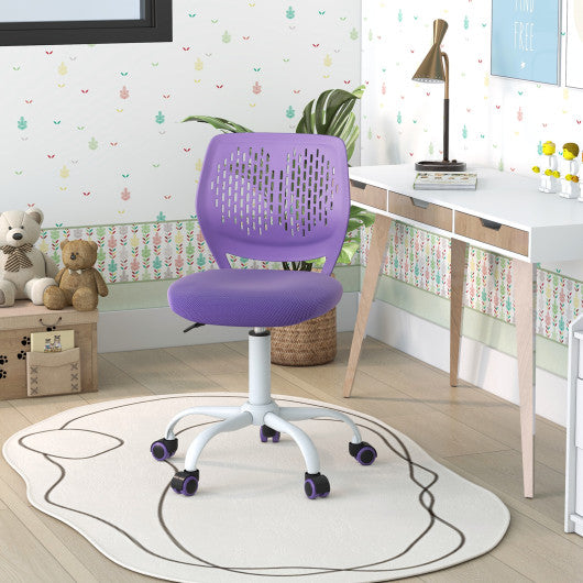 Ergonomic Children Study Chair with Adjustable Height-Purple