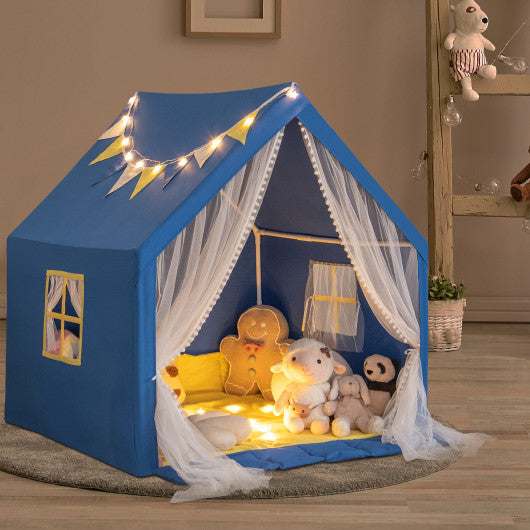 48 x 42 x 50 Inch Large Play Tent with Washable Cotton Mat Holiday Bir Aiden s Corner