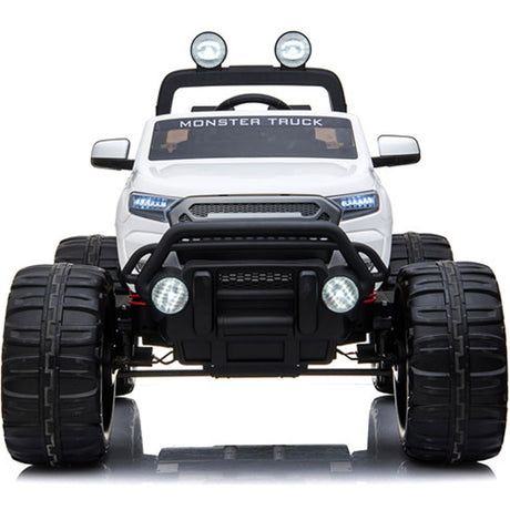 MotoTec Monster Truck 4x4 12v White (2.4ghz)