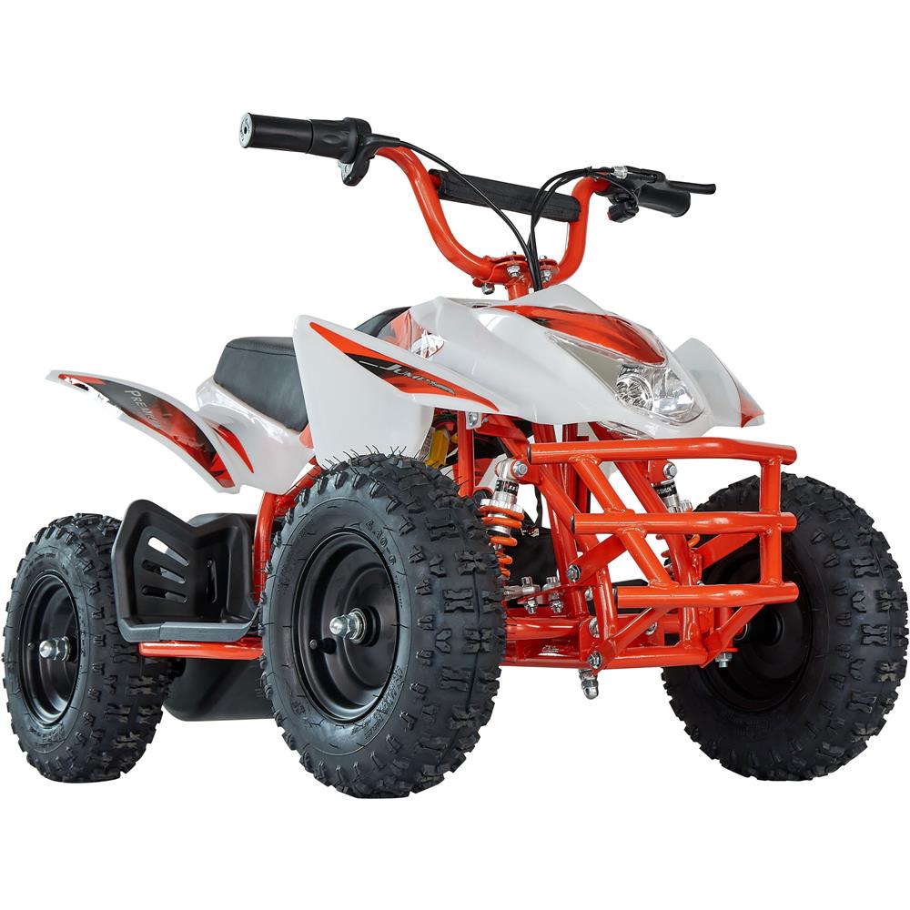 MotoTec 24v Kids ATV v5 White