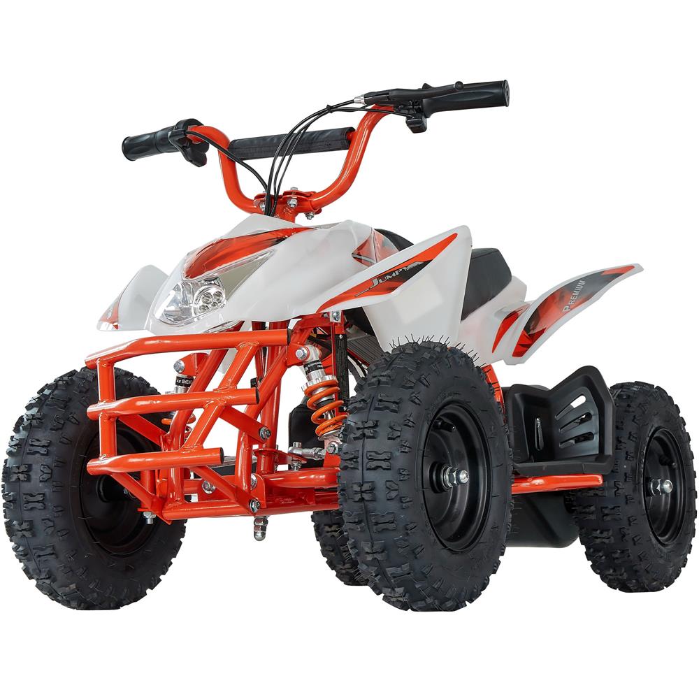 MotoTec 24v Kids ATV v5 White