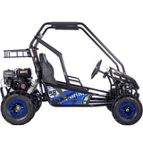 MotoTec Mud Monster XL 212cc 2 Seat Go Kart Full Suspension Blue