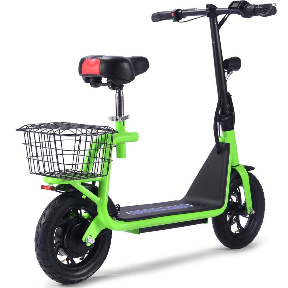 MotoTec Metro 36v 500w Lithium Electric Scooter Green