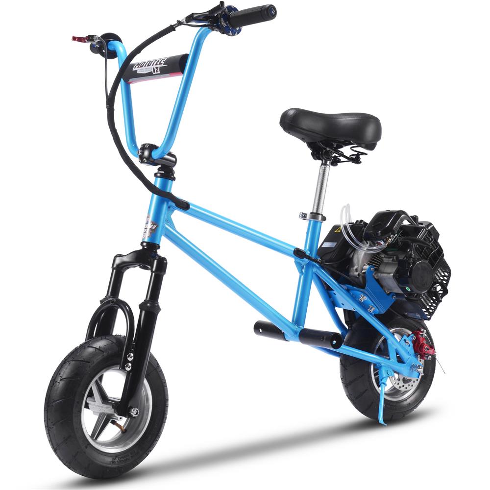 MotoTec 49cc Gas Mini Bike V2 Blue