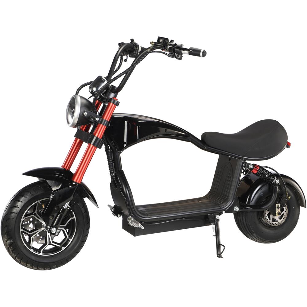 MotoTec Mini Lowboy 48v 800w Lithium Scooter Black