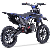 MotoTec Thunder 50cc 2-Stroke Kids Gas Dirt Bike Blue