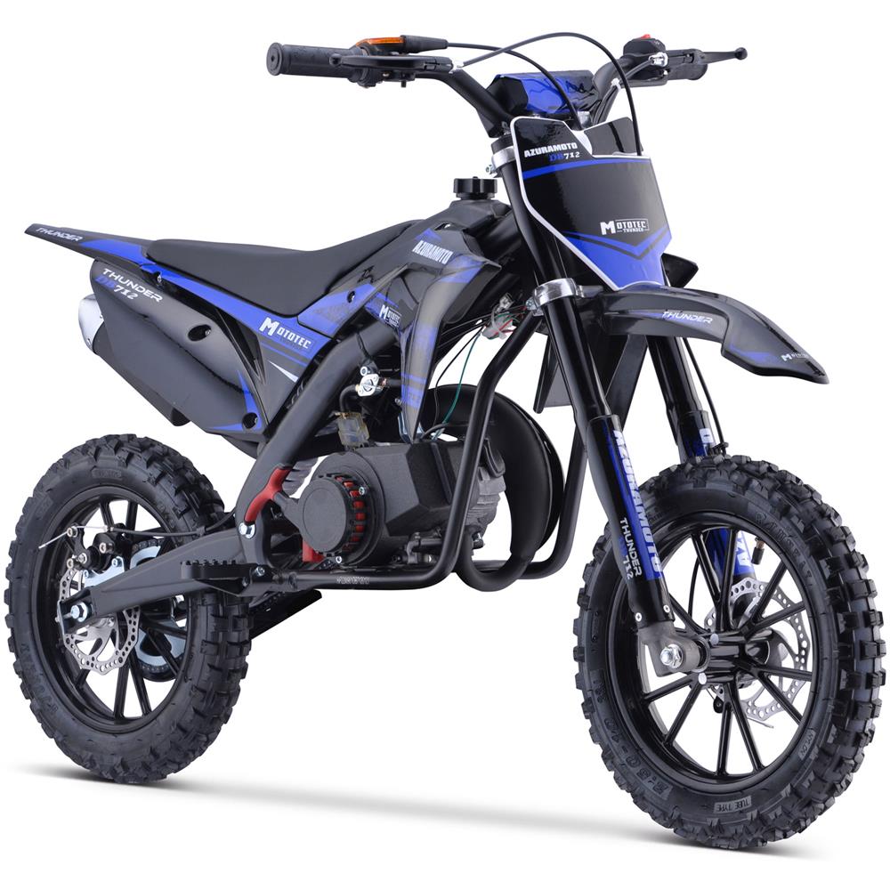 MotoTec Thunder 50cc 2-Stroke Kids Gas Dirt Bike – TopRideElectric