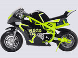 MotoTec Electric Pocket Bike GT 36v 500w Yellow