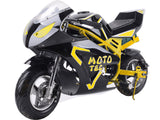 MotoTec Electric Pocket Bike GT 36v 500w Yellow