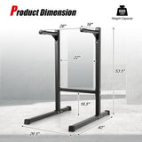 Multifunctional Dip Stand with Foam Handles for Home Gym