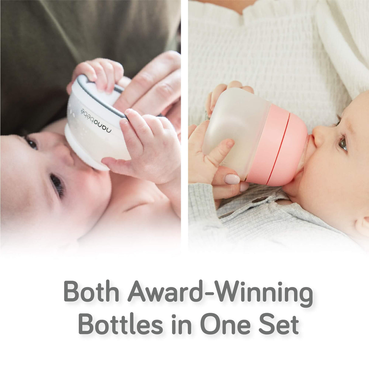 Ultimate Newborn Baby Bottle Feeding Set by Nanobébé US