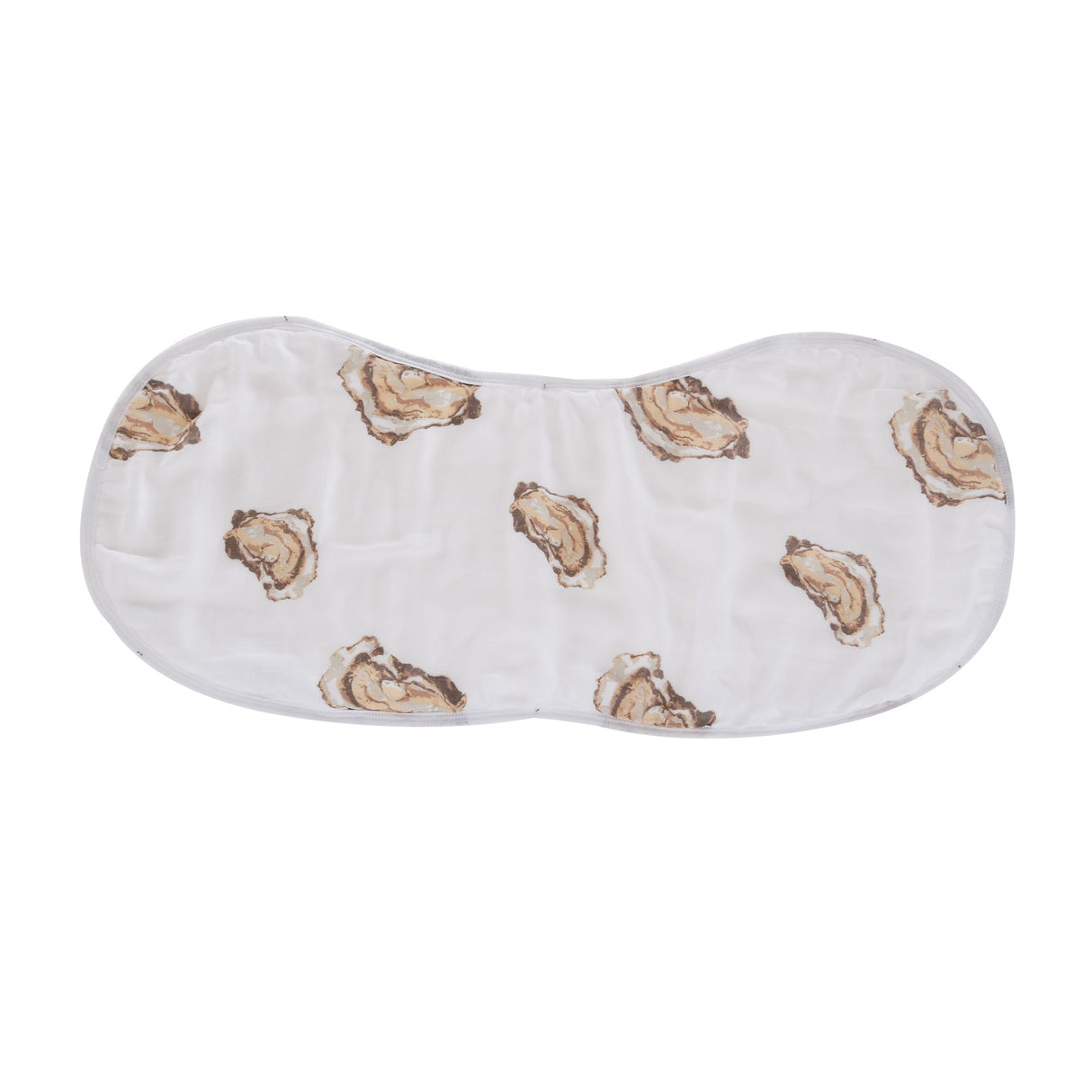 2-in-1 Burp Cloth and Bib: Aw Shucks! Oyster by Little Hometown - Aiden's Corner Baby & Toddler Clothes, Toys, Teethers, Feeding and Accesories