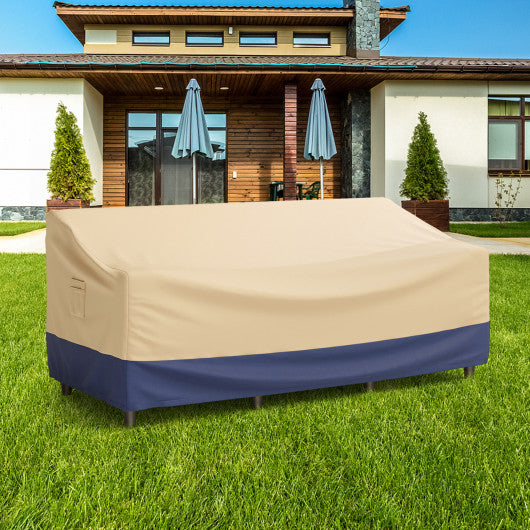 Patio Furniture Cover with Padded Handle and Click-Close Straps-77 x 43 x 30 Inches | Costway