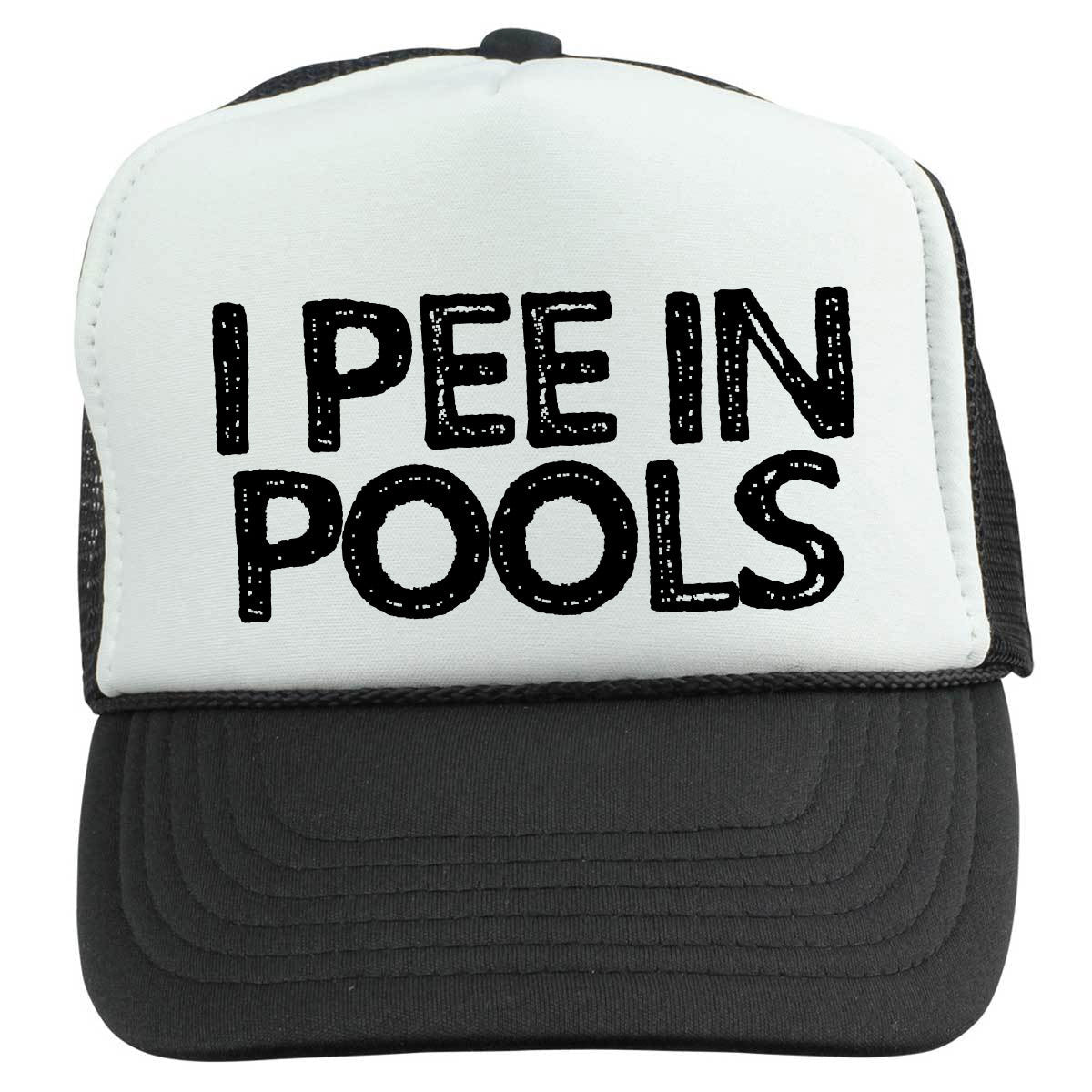 I Pee in Pools Trucker Hat by Beau & Belle Littles
