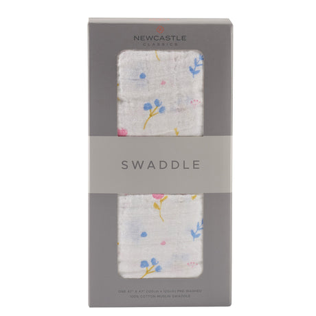 Watercolor Flower Swaddle Blanket - Aiden's Corner Baby & Toddler Clothes, Toys, Teethers, Feeding and Accesories