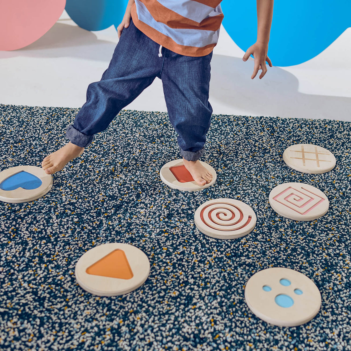 Stepping Stones Set 3 in 1 - Unique Patented Design, Inspired by Montessori