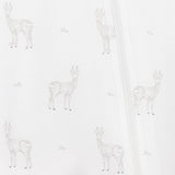 Zipper Footie - Sketched Yearling  on White  100% Pima Cotton by Feather Baby