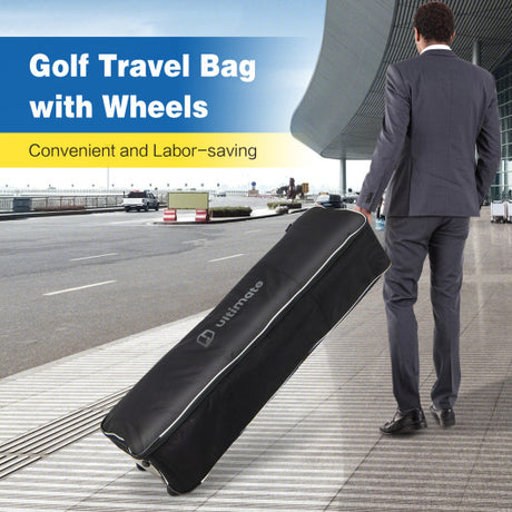 Soft-Sided Golf Travel Bag with Wheels