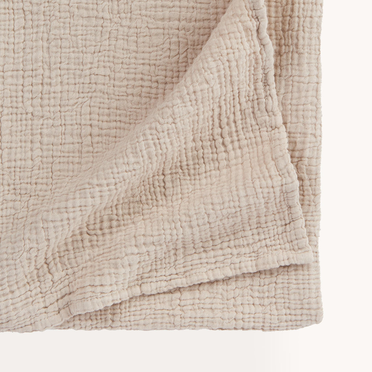 Crinkle Cotton Baby Blanket by POKOLOKO