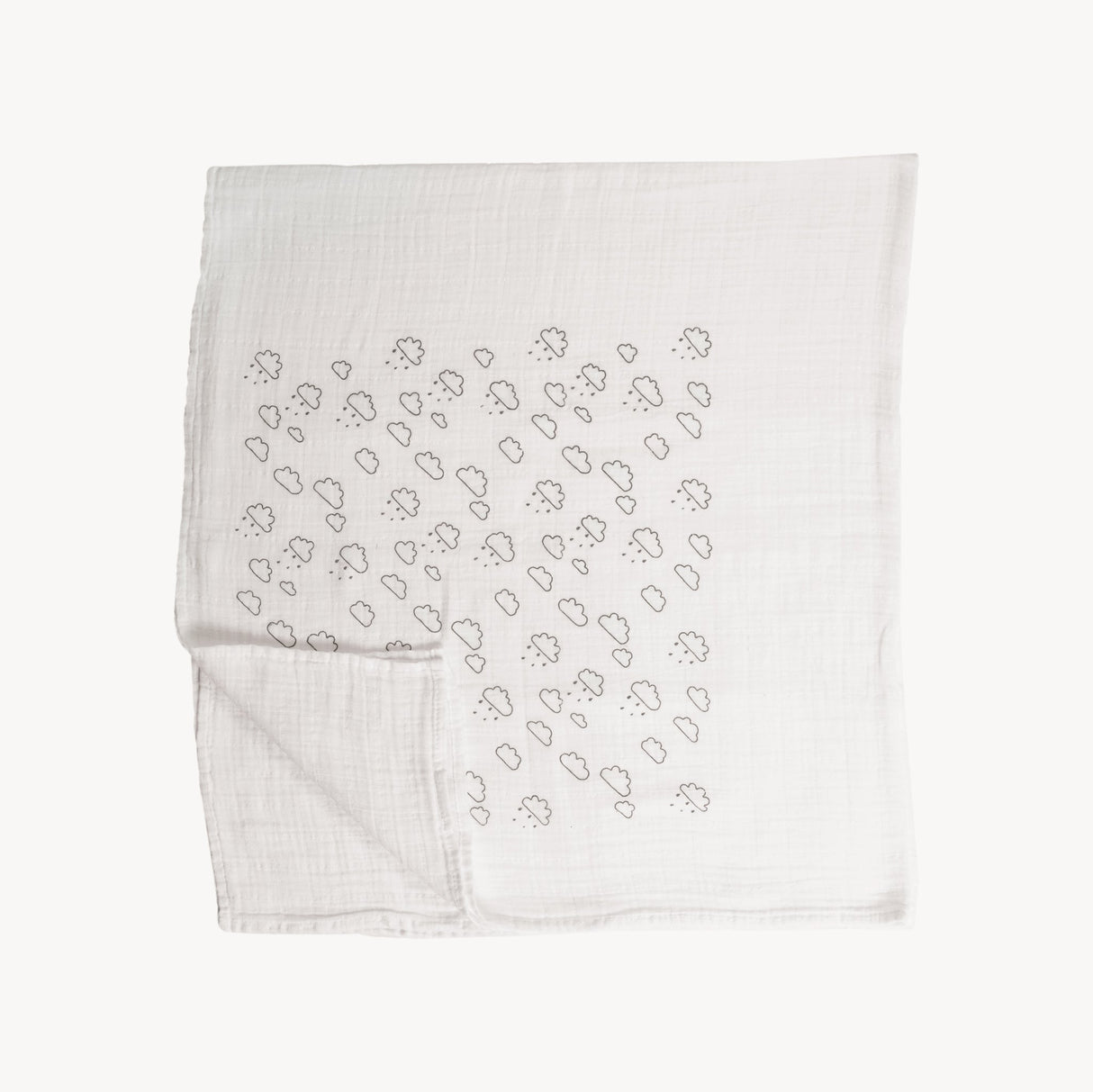 Baby Muslin - Cloud - White by POKOLOKO