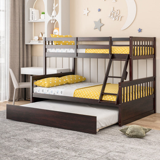 Twin over twin top convertible bunk bed