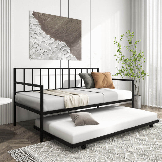 Twin Size Daybed and Trundle Frame Set Trundle Bedframe