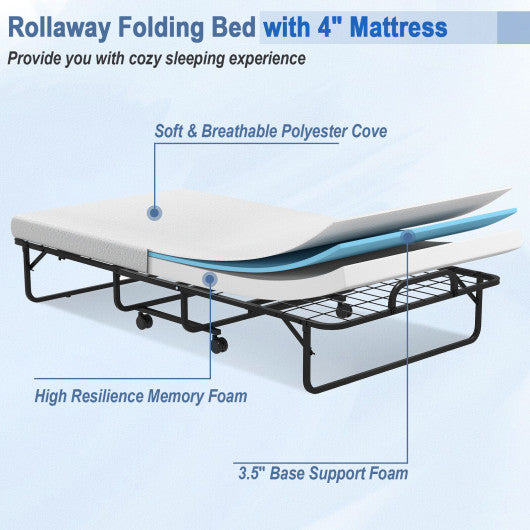 Twin size store folding cot
