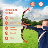 Youth Archery Bow Set with LED Light Up Bow and 20 Suction Cup Arrows for Kids