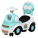 3-in-1 Ride On Push Car with Music Box & Horn-Green