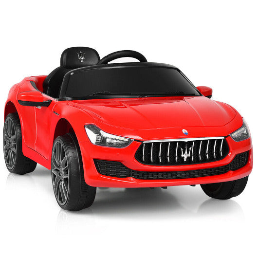12V Remote Control Maserati Licensed Kids Ride on Car-Red