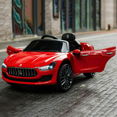 12V Remote Control Maserati Licensed Kids Ride on Car-Red