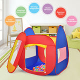 Portable Kid Play House Toy Tent with 100 Balls