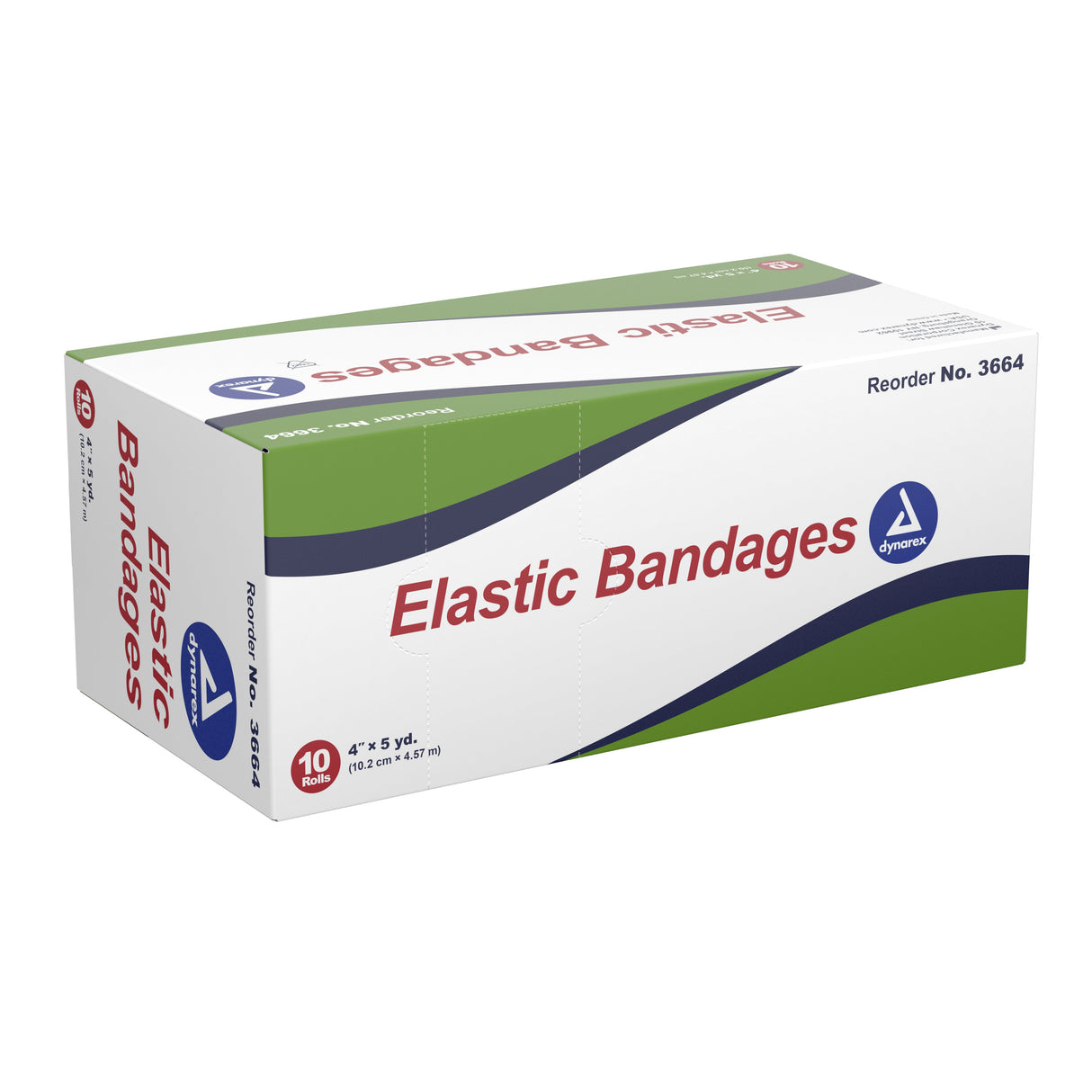 Dynarex® Clip Detached Closure Elastic Bandage, 4 Inch x 4-1/2 Yard