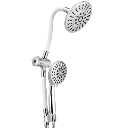 High Pressure Combo Handheld Shower Head-White