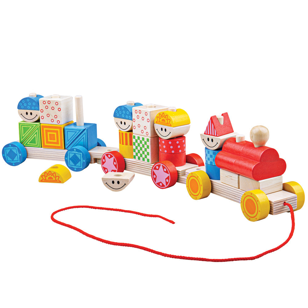 Build Up Train by Bigjigs Toys US