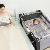 4-in-1 Portable Baby Playard with Changing Station and Net