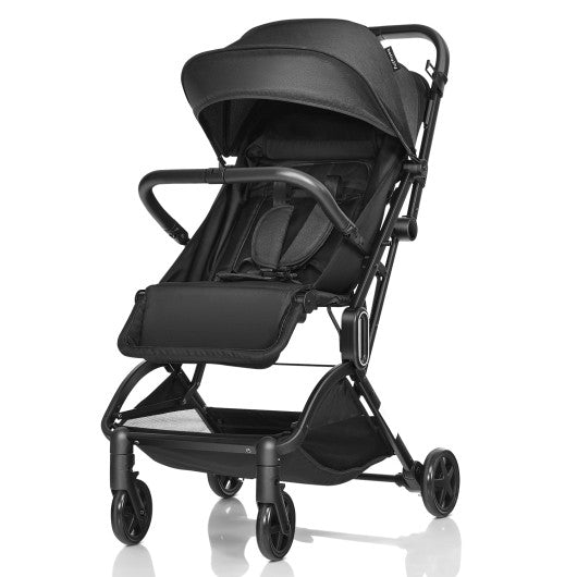 Foldable Lightweight Baby Travel Stroller for Airplane-Black