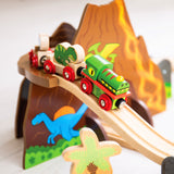 Dinosaur Railway Set by Bigjigs Toys US