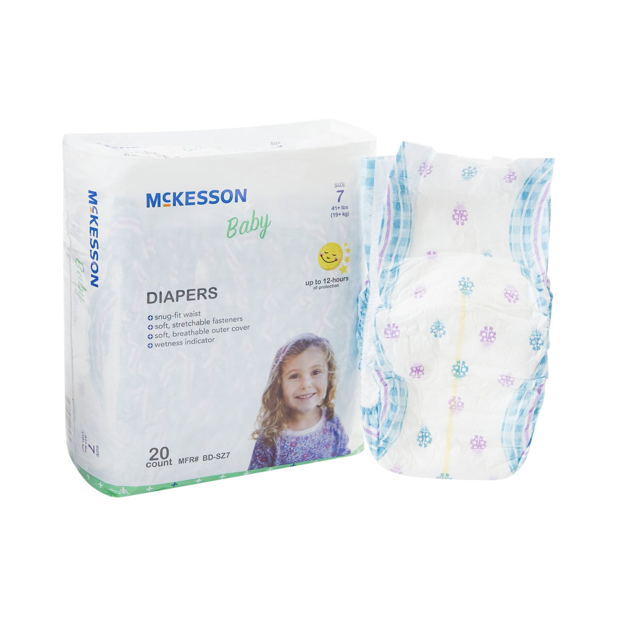 McKesson Baby Diaper, Size 7